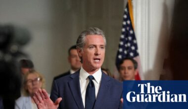 Newsom says California will draw new electoral maps after Trump ‘missed’ deadline | US politics