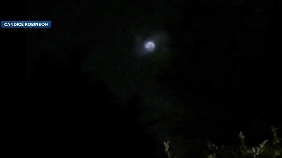Spiral light over NH likely caused by Ariane 6 rocket launch