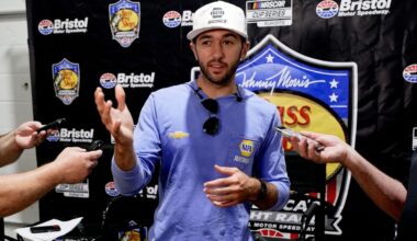 Chase Elliott and Kyle Busch