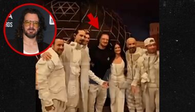*NSYNC's JC Chasez Attends Backstreet Boys Show in Las Vegas