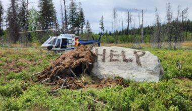 Man survives 9 days in wilderness drinking dirty pond water, carved "HELP" on rock before rescue