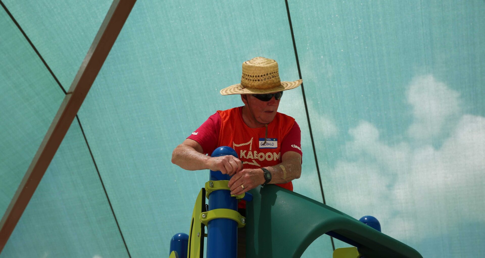 Fort Worth ISD volunteer helps build 14 elementary school playgrounds