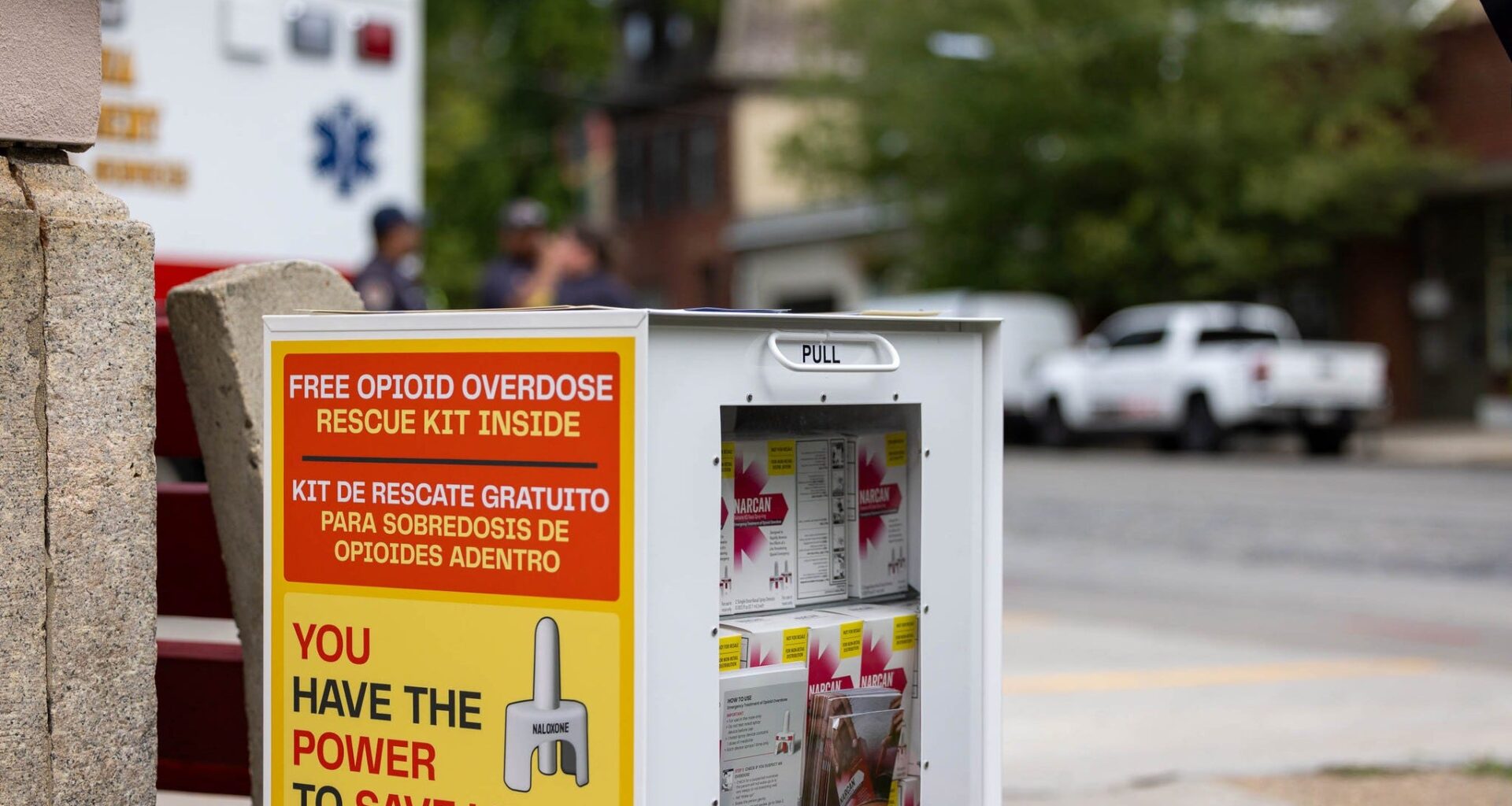 naloxone distribution box