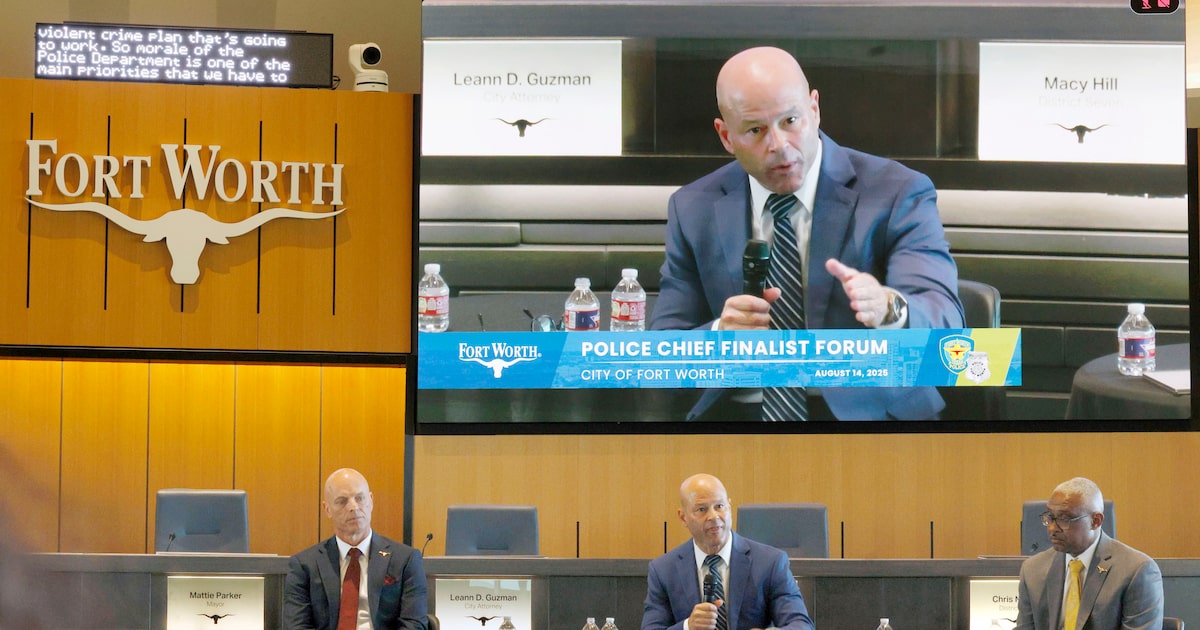 3 finalists for Fort Worth’s top cop, including ex-Dallas chief, make pitches for job