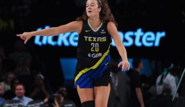 Maddy Siegrist returned to action for the Dallas Wings on Tuesday after missing 18 games with a broken bone in her right knee.