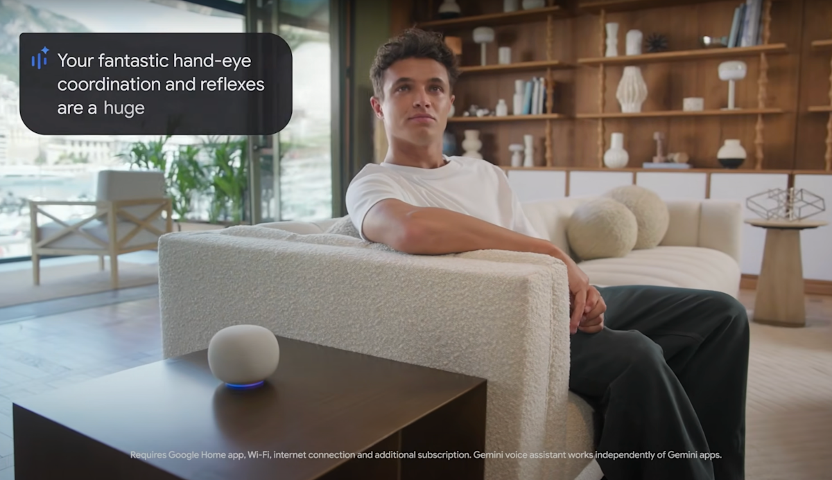 Is this Google's first Gemini-powered smart speaker?