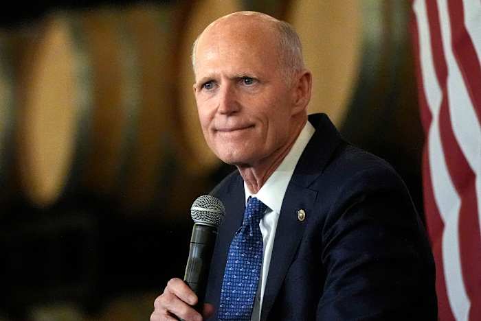 Sen. Rick Scott holds news conference on hurricane preparedness in Jacksonville