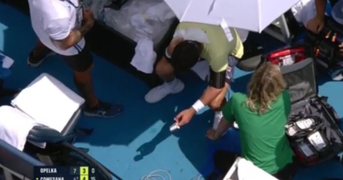 Cincinnati Open star falls ill mid-match and stops play on his serve in worrying scenes | Tennis | Sport