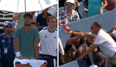 Carlos Alcaraz's Cincinnati Open match halted for medical emergency as umpire rushes over | Tennis | Sport