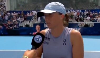 Iga Swiatek halts on-court Cincinnati Open interview as star baffled after making final | Tennis | Sport
