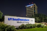 This 2019 file photo shows the McDermott Administration Building on the South Campus at UT...