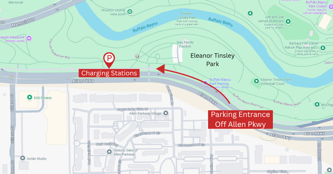 Buffalo Bayou Park unveils first public EV charging stations funded by district allocation | Coast To Coast