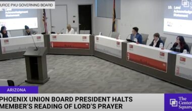 WATCH: Phoenix school board member shut down for praying | Arizona