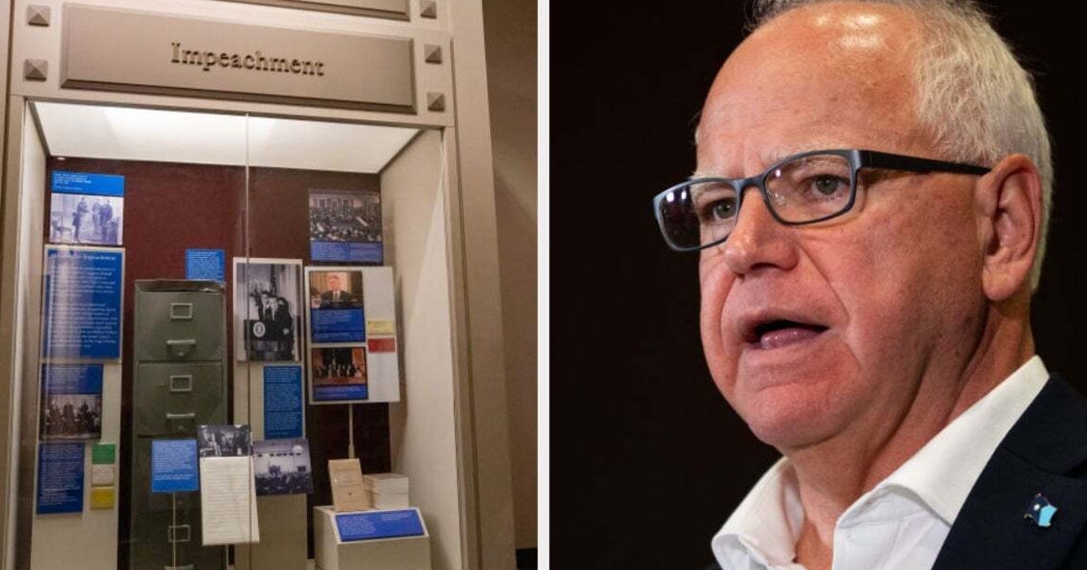 Tim Walz's Response To Trump's Depressing Smithsonian Audit Plans Is Going Viral - HuffPost