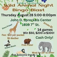 Coronado Senior Association Plans “Wild Animal Night Bingo” | Coronado Island News