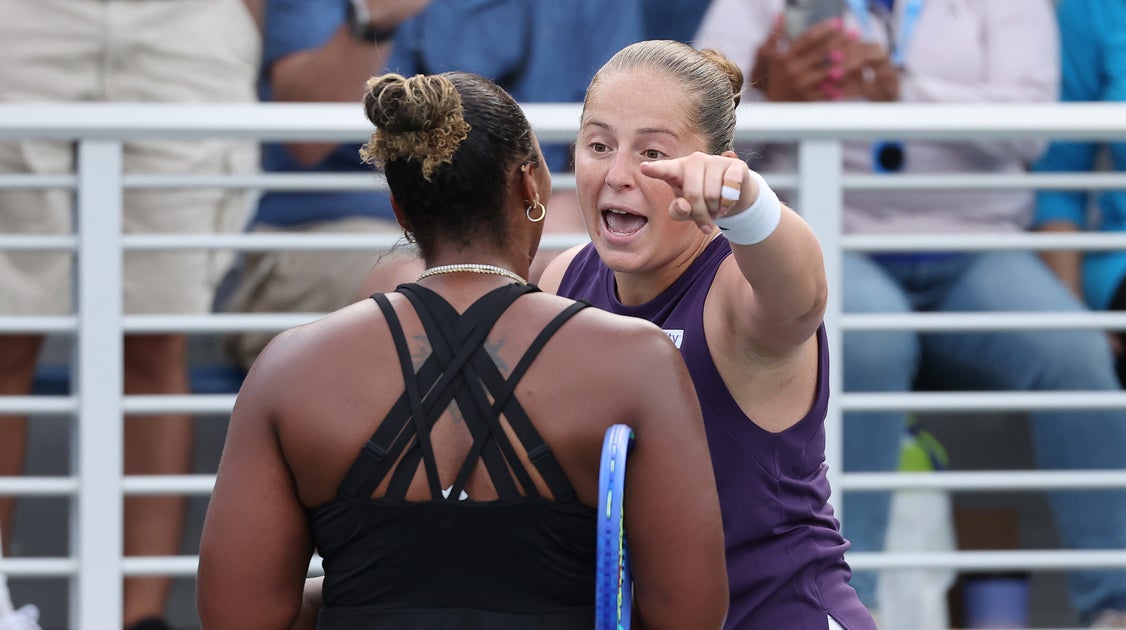 U.S. Open Foes Taylor Townsend And Jelena Ostapenko Get Into A Tense Back-And-Forth After Match