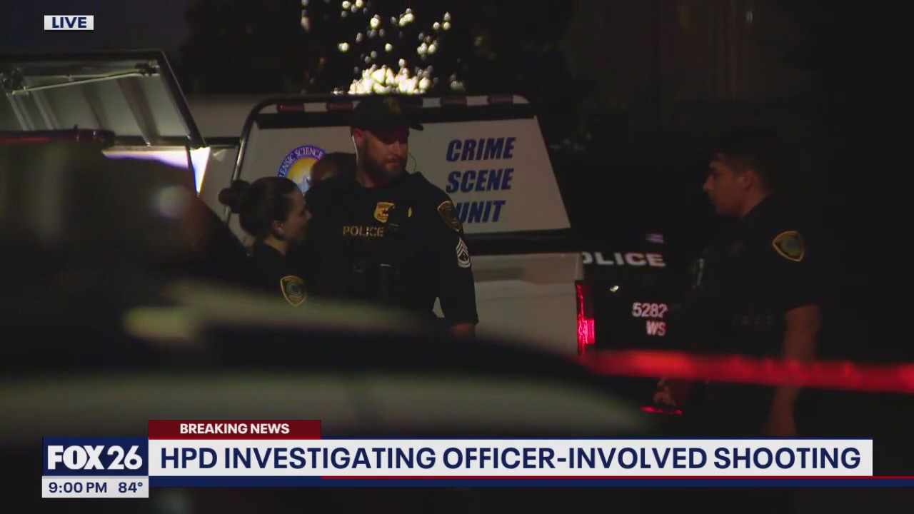 Houston PD responds to officer-involved shooting