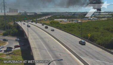 SAFD responding to large fire on North Side