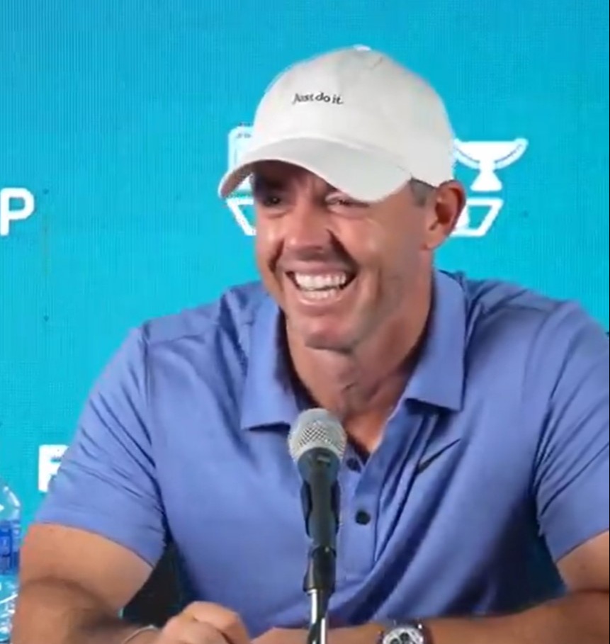 McIlroy laughed as he revealed how he spent his first paycheque