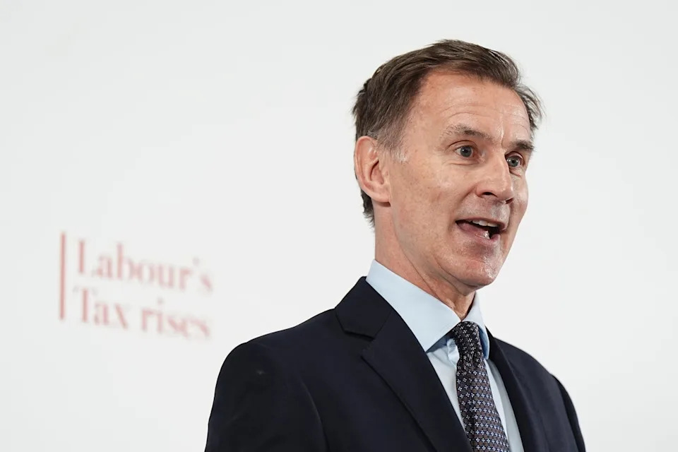 Hunt said spending on Send provision has sky-rocketed and risks the financial sustainability of local government (Aaron Chown/PA)