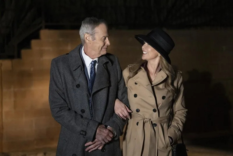 Tristan Rogers, seen with Emma Samms in a November episode of "General Hospital," died Friday at 79. Photo courtesy of Disney