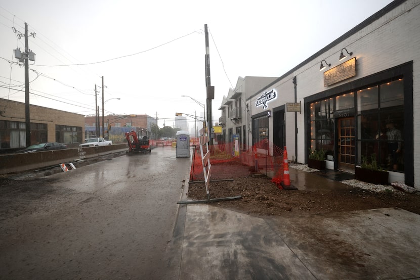 Deep Ellum construction has been ongoing, affecting a number of businesses, including Nylo...