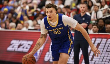 Former Illini Coleman Hawkins adjusts to NBA style of play with Golden State Warriors