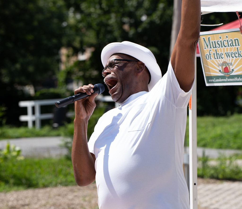 They got the blues Saturday at Lansdowne Farmers Market