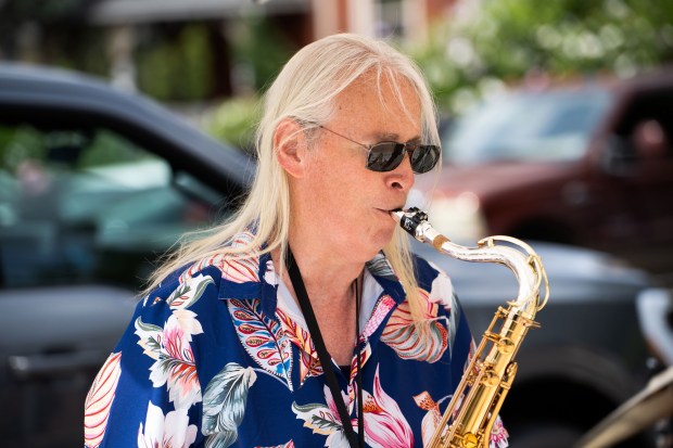 Frank "Mr. Saxman" McKitty and the rest of the Philly Blues Kings entertained as well. (COURTESY OF STEVEN WEISZ) 