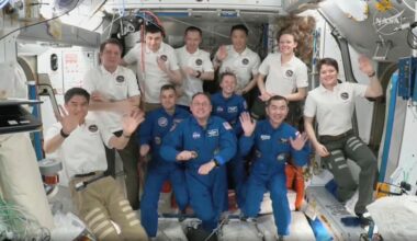 International Space Station is now packed with 11 people after SpaceX’s latest delivery