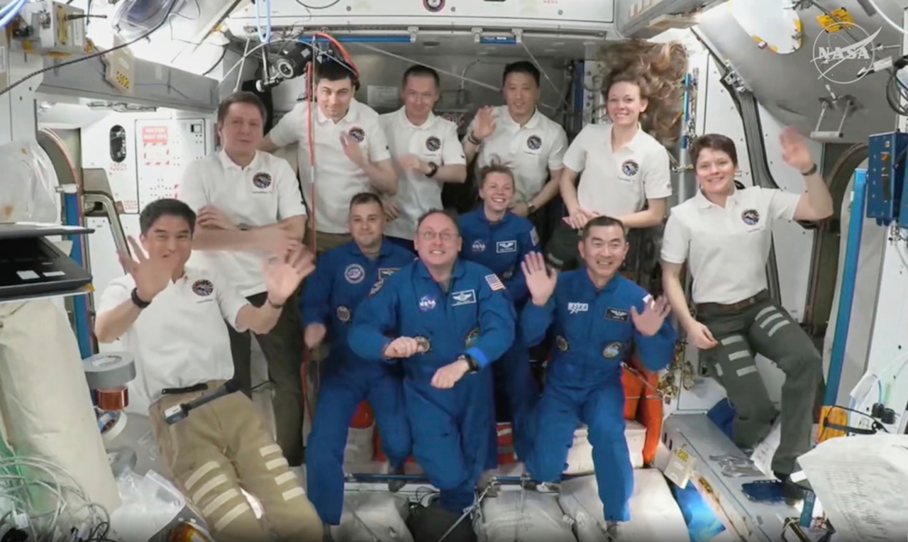 International Space Station is now packed with 11 people after SpaceX’s latest delivery