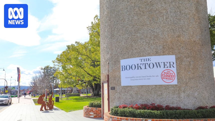Century-old water tower in Wodonga transformed into unique bookshop