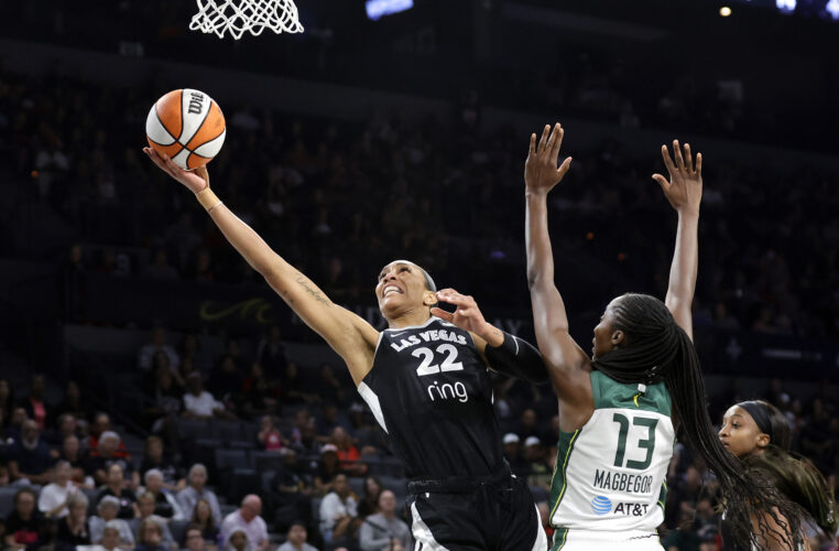 A’ja Wilson scores 29 on her 29th birthday to help the Aces beat the Storm 90-86 | News, Sports, Jobs