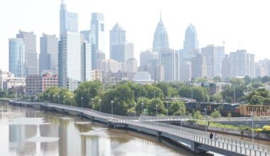 August in Philly has been one of the coolest in years after a hot start to summer