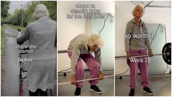 Weight training helps older people maintain their health, mobility and stay independent. 