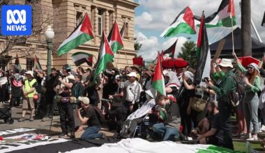 Tens of thousands protest in nationwide action against war in Gaza