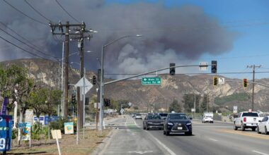 Canyon Fire north of LA intensifies as nearby communities evacuate