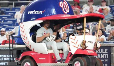 Phillies closer hurt vs Nationals