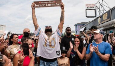 Part of Dewey dubbed Joyner Lucas Ave. on Worcester rapper's birthday