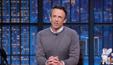 Trump takes aim at Seth Meyers after Colbert cancellation
