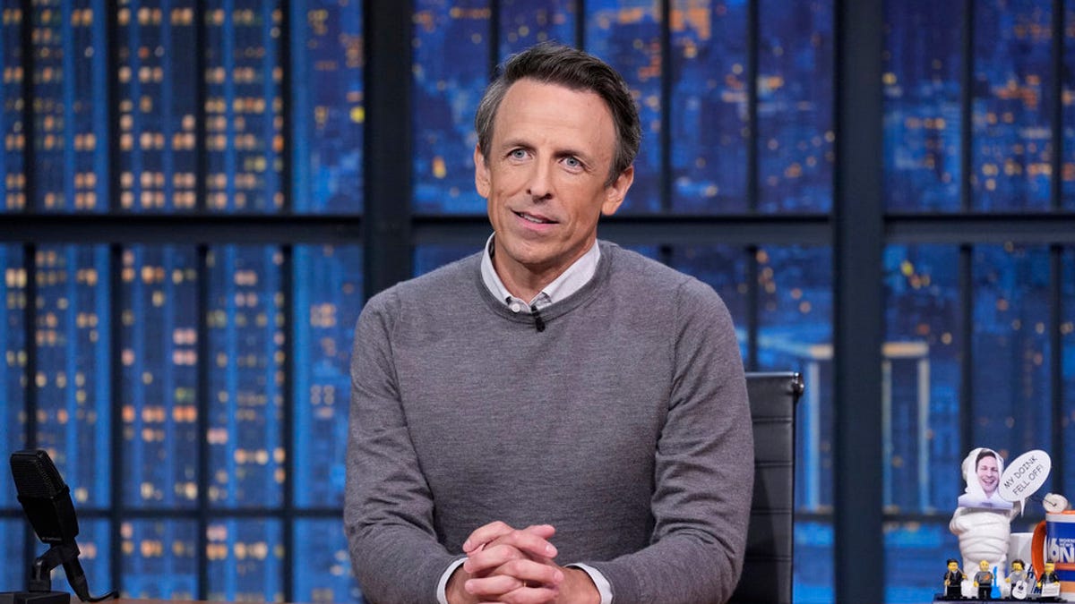 Trump takes aim at Seth Meyers after Colbert cancellation