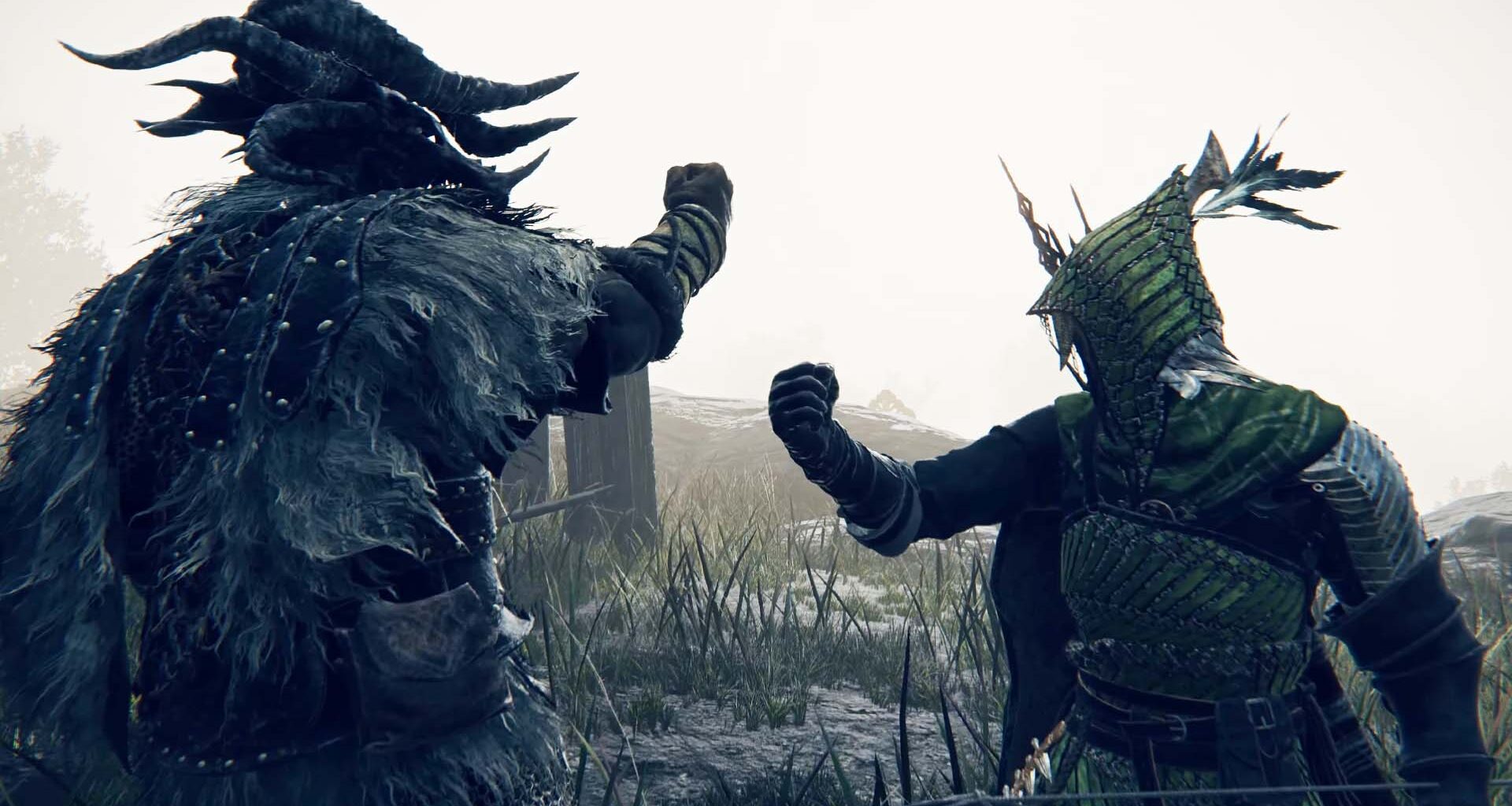 Elden Ring Nightreign characters fist-bump.