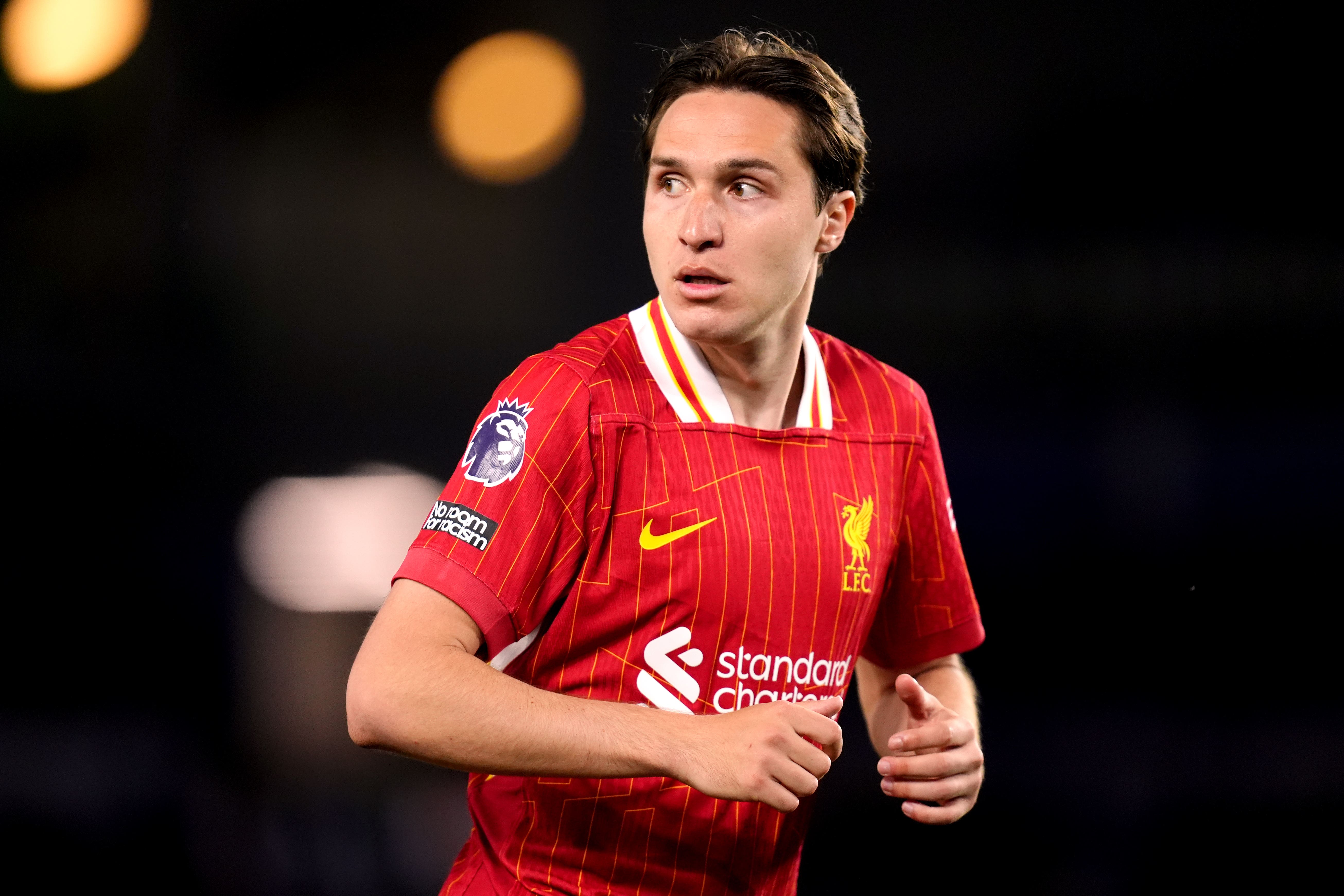 Liverpool’s Federico Chiesa endured a frustrating maiden season at Anfield (John Walton/PA)