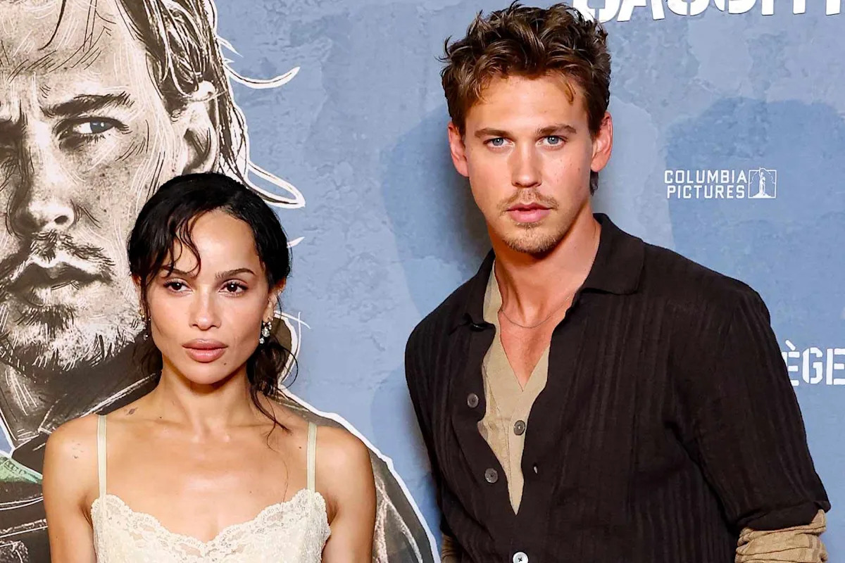 Zoë Kravitz and Austin Butler Spotted Hanging Out at Paris Bar After Premiere of Their New Movie “Caught Stealing”