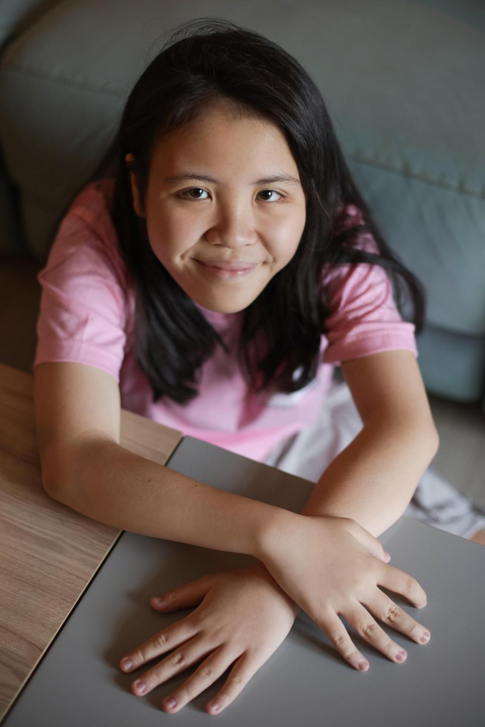 Francesca is the seventh person living with MMA in Singapore. Two more were diagnosed after her.