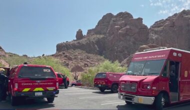 Overheated hiker rescued from Camelback Mountain