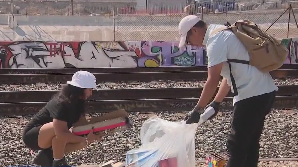 LA man continues city cleanup after hit-and-run