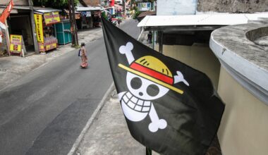 Indonesians raise anime pirate flag in protest as nation marks independence | Protests News