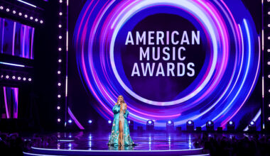Jennifer Lopez at the American Music Awards.