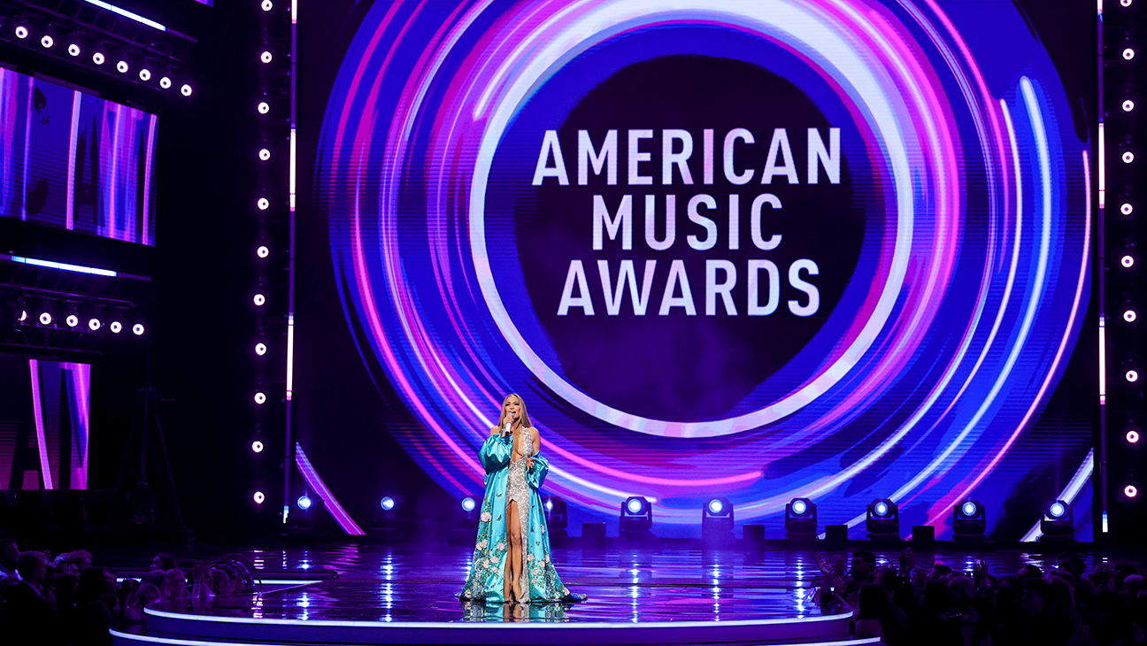 Jennifer Lopez at the American Music Awards.